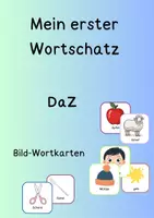 Vorschau - Bildkarten - Daz erste Wortschatzarbeit - Deckblatt