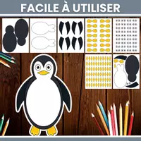 Aperçu - Matériel pour travaux manuels / dessin - Pingouin Manchot Hiver Animaux Arctiques Bricolage - Page 2