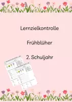 Vorschau - Arbeitsblätter - Lernzielkontrolle - Das weiß ich jetzt über Frühblüher - Deckblatt