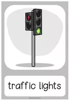 Vorschau - Bildkarten - ON THE STREETS - Picture + Word Cards - Seite 1