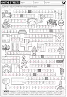 Vorschau - Arbeitsblätter - ON THE STREETS - Let's work on words! - Seite 2