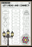 Vorschau - Arbeitsblätter - ON THE STREETS - Read and connect (2 Worksheets) - Deckblatt