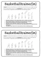 Vorschau - Arbeitsblätter - Basketball. Passive Schülerinnen und Schüler. Sprungwurf - Seite 1