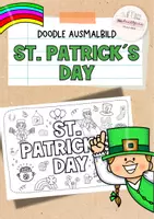anteprima - Materiale per pittura e bricolage - St. Patrick’s Day | Immagine da colorare - Pagina di copertina