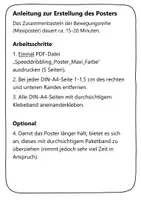 Vorschau - Poster - Basketball. Bewegungsreihe zum Speed Dribbling. Poster - Seite 1
