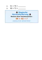 Vorschau - Unterrichtsreihen - 100er_Magie_Arbeitsblatt - Seite 3