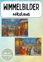 Vorschau - Bildkarten - Wimmelbilder Nikolaus/Weihnachten - Deckblatt