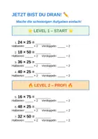 Vorschau - Unterrichtsreihen - ⚡ HALBIEREN = VERDOPPELN – Der Multiplikations-Trick - Seite 2