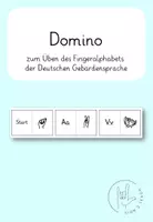 Vorschau - Spiele - Domino-Fingeralphabet - Gebärdensprache - Deckblatt