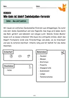 Vorschau - Arbeitsblätter - Zwiebelzellen Fernrohr - Experiment Lupe bauen - Seite 2