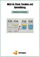 Vorschau - Arbeitsblätter - Emulsion in Milch - Stoffgemische und Trennungen Experiment - Seite 1
