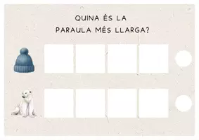 Vista previa - Juegos / Gamificación - QUINA ÉS LA PARAULA MÉS LLARGA (HIVERN) - página 2