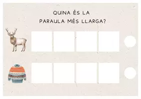 Vista previa - Juegos / Gamificación - QUINA ÉS LA PARAULA MÉS LLARGA (HIVERN) - página 3