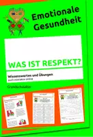 Vorschau - Arbeitsblätter - Was ist Respekt? - Wissenswertes und Aufgaben - Deckblatt