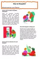 Vorschau - Arbeitsblätter - Was ist Respekt? - Wissenswertes und Aufgaben - Seite 3