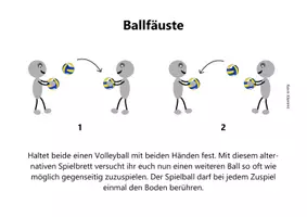 Vorschau - Stationenlernen - Materialpaket. Volleyball. Kleine Übungen für die Stationsarbeit. 25 Stationskarten - Seite 2