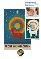 Vorschau - Unterrichtsreihen - Weihnachtskarte im Stil von Alma Thomas Kunstunterricht Grundschule - Deckblatt