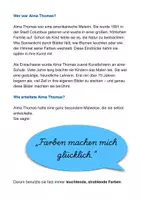 Vorschau - Unterrichtsreihen - Weihnachtskarte im Stil von Alma Thomas Kunstunterricht Grundschule - Seite 1