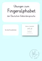 Vorschau - Arbeitsblätter - Übungsheft-Fingeralphabet - Gebärdensprache - Seite 3