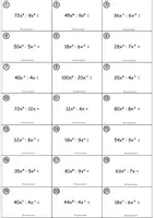 Vorschau - Aufgabenkarten - Terme dividieren Freiarbeitsmaterial (Terme mit Potenzen) - Seite 3