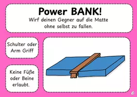Vorschau - Stationenlernen - Ringen und Raufen Stationskarten - Seite 1