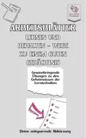 Vorschau - Arbeitsblätter - Arbeitsblätter zum Werkzeug „Lernen und behalten“ - Deckblatt