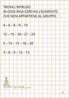 anteprima - Esercizi - Attività di matematica sul Natale in classe seconda primaria - Pagina 1