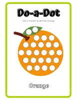 anteprima - Esercizi - Do-a-Dot Worksheet Fruits Vegetables Alphabet - Pagina di copertina