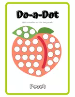 anteprima - Esercizi - Do-a-Dot Worksheet Fruits Vegetables Alphabet - Pagina 3