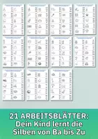 Vorschau - Arbeitsblätter - Silben sicher lesen lernen – Großes Materialpaket für Vorschule, Kita & Grundschule - Seite 3
