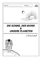 Vorschau - Arbeitsblätter - Unsere Planeten - Arbeitsheft (Grundschule) - Deckblatt