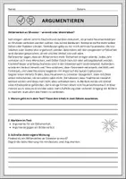 Vorschau - Arbeitsblätter - 🎇✍️ Deutsch: Argumentieren (Böllerverbot an Silvester: sinnvoll oder übertrieben?) - Seite 1