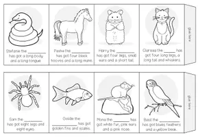 Vorschau - Arbeitsblätter - PETS - Mini Dictionary (Leporello) - Seite 3