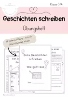 Vorschau - Unterrichtsreihen - Gute Geschichten schreiben - ein Übungsheft - Deckblatt