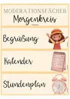 Vorschau - Bildkarten - Moderationsfächer - Morgenkreis - Seite 1