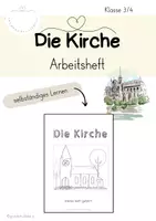 Vorschau - Unterrichtsreihen - Die Kirche - Ein Arbeitsheft für das Homeschooling - Deckblatt