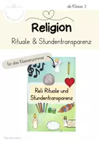 Vorschau - Bildkarten - Rituale und Stundentransparenz - Religion - Deckblatt