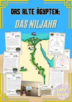 Vorschau - Arbeitsblätter - Altes Ägypten: Das Niljahr (GESCHICHTE) - Deckblatt