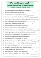 Vorschau - Arbeitsblätter - Zeitformen in Satzbeispielen bestimmen - Deckblatt