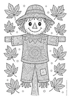 Vorschau - Mal- und Bastelvorlagen - Malvorlagen: Herbst-Mandalas (10 Ausmalbilder) - Seite 3