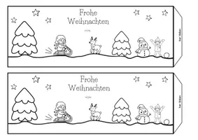 Vorschau - Mal- und Bastelvorlagen - Windlichter Weihnachten Weihnachtszeit - Seite 3