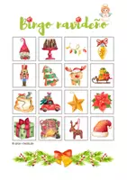 Vista previa - Juegos / Gamificación - Bingo navideño con 30 cartones diferentes - página 1