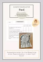 Vorschau - Anderer Materialtyp - Bewertung I Papierskulpturen nach Charles McGee I Zeichnen - Deckblatt