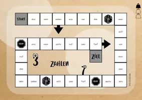 Vorschau - Spiele - *PAKET 5* Zahlen Spiele & Tafelmaterial DaZ - Seite 1
