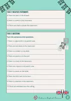Vorschau - Arbeitsblätter - There is, there are - Classroom Description - Seite 1