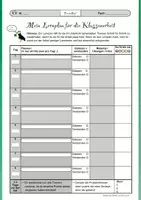 Vorschau - Arbeitsblätter - Lernplan erstellen und anwenden (mit Vorlage) - Seite 2
