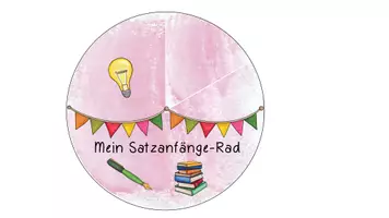 Vorschau - Arbeitsblätter - Mein Satzanfänge-Rad - Seite 1