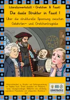 Vorschau - Stundenentwürfe - Literaturwerkstatt - Faust und Gretchen: Die Struktur des Dramas - Deckblatt