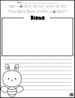 Vorschau - Arbeitsblätter - Thema Biene: Kreative Schreib- und Erzählanlässe mit Leitfragen für die Grundschule (2./3./4. Klasse) - Seite 2