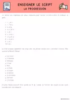 Aperçu - Feuilles d'exercices - Livret d'entrainement à l'écriture script - Page 2